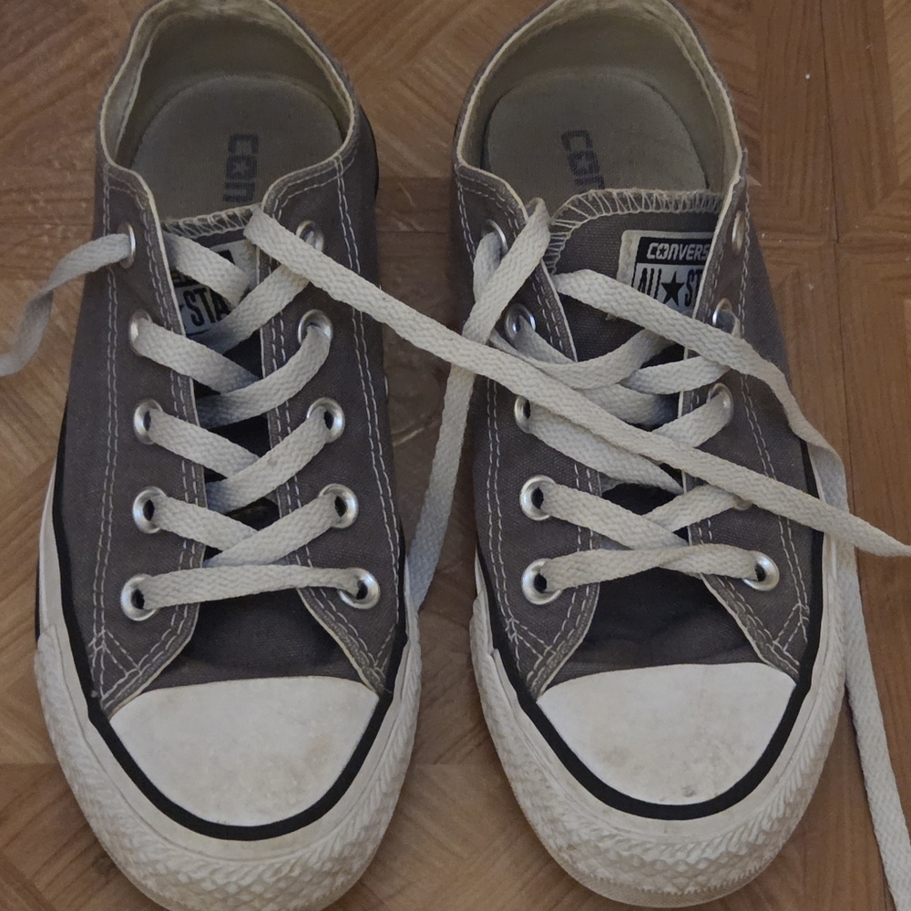 Converse Kids Charcoal Sneakers